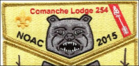 Comanche Lodge 254 NOAC 2015 TRADER, SPONSOR Flap Louisiana Purchase Council #213