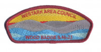 WAC- Wood Badge (red metallic) Westark Area Council #16 merged with Quapaw Council