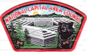 Patch Scan of NCAC Bear Wood Badge CSP