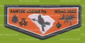 Patch Scan of NOAC-2022 Santee Lodge Delegate Flap