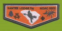 NOAC-2022 Santee Lodge Delegate Flap Pee Dee Area Council #552 - merged with Indian Waters Council #553