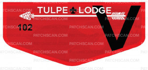 Patch Scan of TULPE LODGE RED FLAP BLACK V