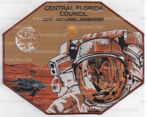 Patch Scan of 2017 National Jamboree Back Patch (PO 86786)