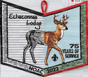 Patch Scan of 440100- 75 years of Service 