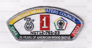 Patch Scan of VA Headwaters Woodbadge