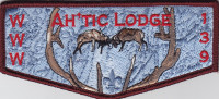 AH'TIC Lodge OA Pocket Flap  Bucktail Council #509