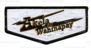 Patch Scan of AKELA WAHINAPAY 232 Delegate Flap (White)