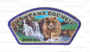 Patch Scan of Montana Council 2017 ICL CSP Blue Border