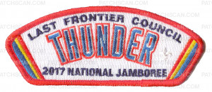Patch Scan of Last Frontier Council 2017 National Jamboree Thunder JSP KW1814