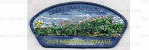Patch Scan of 2023 National Jamboree CSP Hiker (PO 101266)