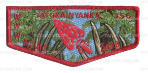 Patch Scan of Tatokainyanka 356 NOAC 2018 Flap Deer