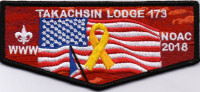 Takachsin Lodge 173 (Sunset Flap) NOAC 2018 Sagamore Council #162