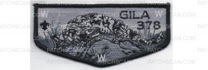 Patch Scan of Gila Flap Stage #3 Grey Scale (PO 87983)