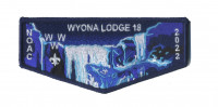 Wyona Lodge NOAC 2022 Water (Flap) Blue Columbia-Montour Council #504
