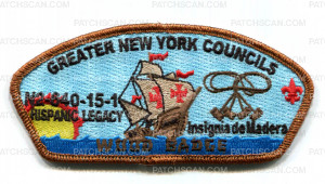 Patch Scan of Greater New York Councils Wood Badge four beads 