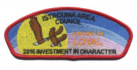 IAC 2016 INVESTMENT IN CHARACTER Istrouma Area Council #211