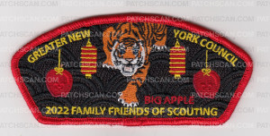 Patch Scan of Family Friends of Scouting 2022