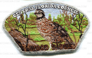 Patch Scan of CENTRAL FLORIDA WOODBADGE BOB WHITE