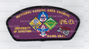 Patch Scan of University of Scouting PH. D. CSP