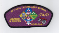 University of Scouting PH. D. CSP National Capital Area Council #82