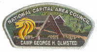 NCAC Camp George H. Olmsted CSP Silver Metallic Border National Capital Area Council #82