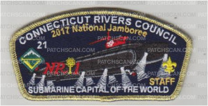 Patch Scan of CRC National Jamboree 2017 STAFF #21