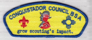 Patch Scan of Conquistador Council - Growing Scouting's Impact CSP
