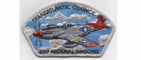 Jamboree CSP P51 Mustang metallic silver border (PO 87014) Transatlantic Council #802