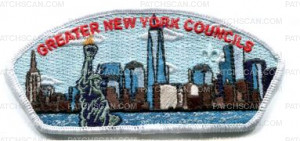 Patch Scan of Greater New Councils- Freedom Tower CSP (white border)