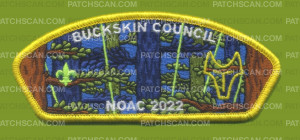Patch Scan of Buckskin Council- NOAC 2022 CSP (Yellow)