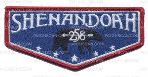 Patch Scan of Shenandoah 258 Patriotic Flap