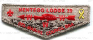 Patch Scan of Nentego Lodge Yellow Ribbon Flaps 