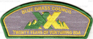 Patch Scan of Blue Grass Council Twenty Years of Venturing CSP