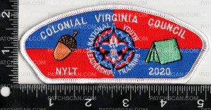 Patch Scan of Colonial Virginia Council NYLT 2019