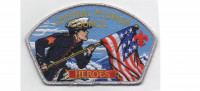 Heroes CSP-Army Metallic Silver Border (PO 86708) Central Florida Council #83