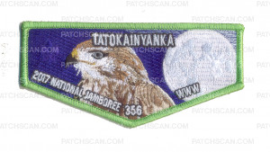 Patch Scan of Tatokainyanka 356 2017 National Jamboree Flap Hawk