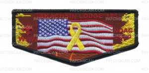 Patch Scan of Sagamore Council - Takachsin Lodge 173 Firefighter Flap