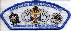 Patch Scan of Connecticut Yankee Council 36th Blair Atholl Jamborette 2018
