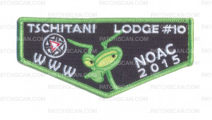 Patch Scan of K123785 - TSCHITANI LODGE NOAC 2015 (MANTIS) - FLAP