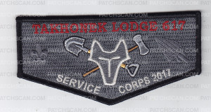 Patch Scan of TAKHONEK LODGE 617  SERVICE FLAP 