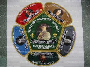 Patch Scan of Scout Founding Father Center Emblem