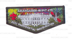 Patch Scan of Amangamek-Wipit 470 2017 Presidential Inauguration Flap