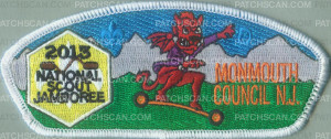 Patch Scan of MONMOUTH COUNCIL JSP SKATEBOARD WHITE BORDER 