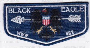 Patch Scan of Black Eagle OA Flap 2017 Camp (full color)