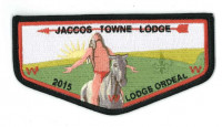 BSA COA Jaccos Lodge Ordeal 2015 Flap Crossroads of America Council #160