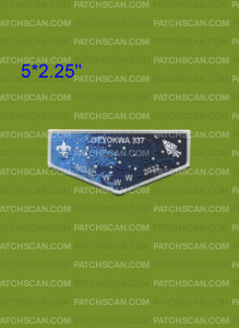 Patch Scan of Eagle Consolation Otyokwa NOAC Flap (Blue) 