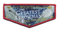 Wichita 35 2023 Conclave flap gold met lettering Northwest Texas Council #587