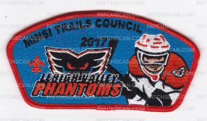 Patch Scan of Minsi Trails Council Lehigh Valley Phantoms 2017