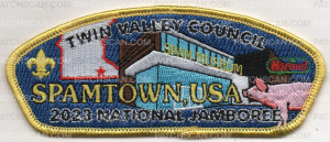 Patch Scan of TWIN VALLEY 2023 JAMBOREE SPAMTOWN CSP