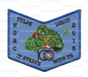 Patch Scan of AR0150A-A - Blue NOAC Turtle Pocket